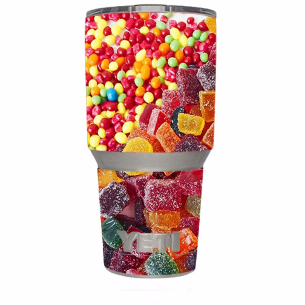  Candy Collage Yeti 30oz Rambler Tumbler Skin