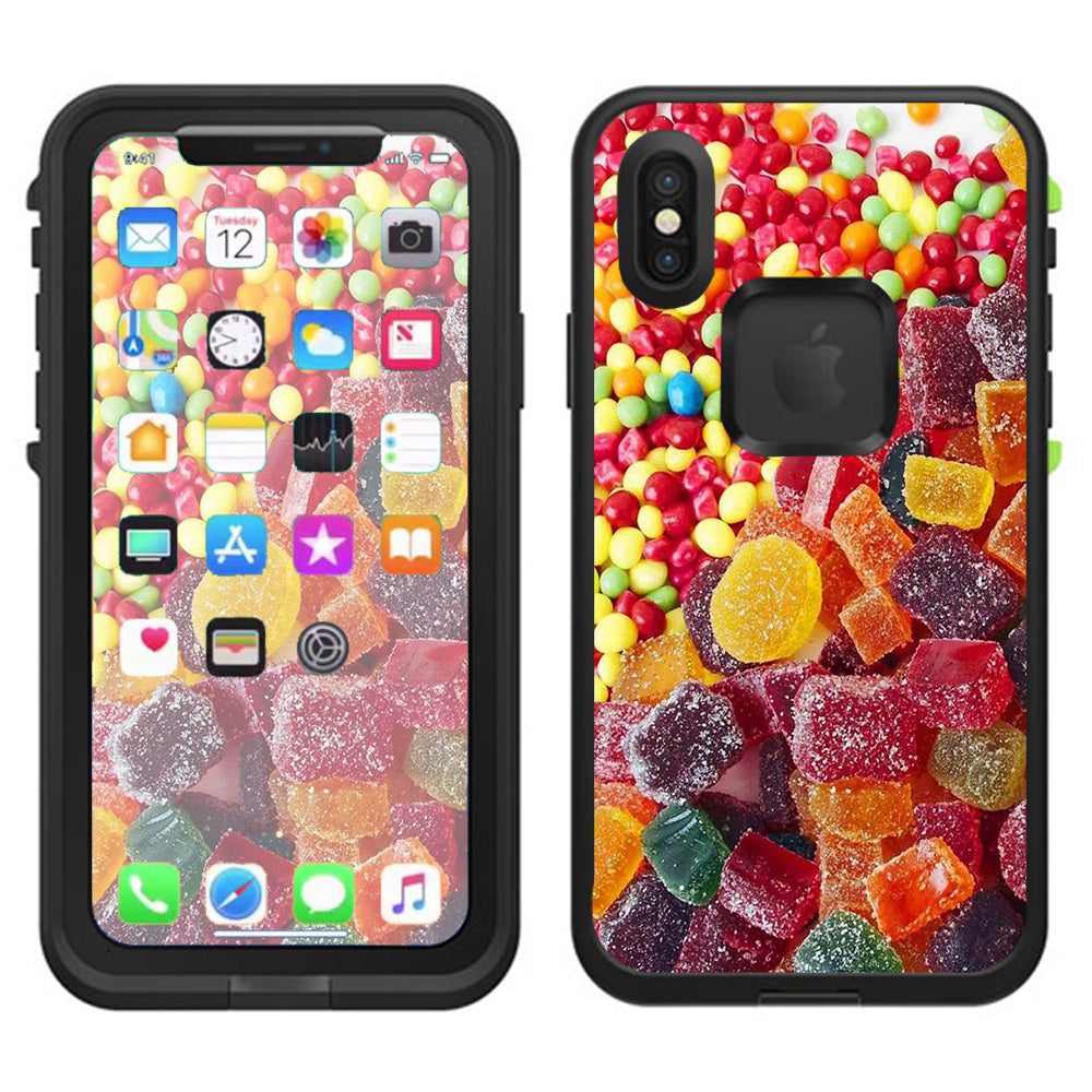  Candy Collage Lifeproof Fre Case iPhone X Skin