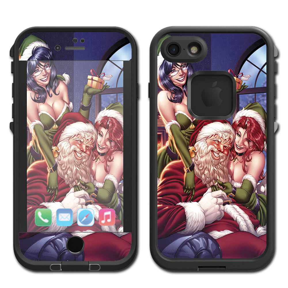  Santa And His Helpers Lifeproof Fre iPhone 7 or iPhone 8 Skin