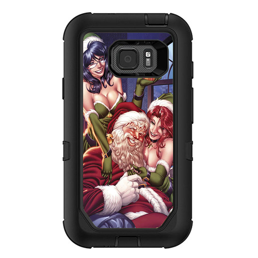  Santa And His Helpers Otterbox Defender Samsung Galaxy S7 Active Skin