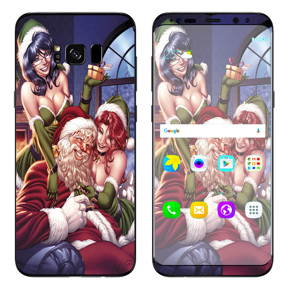  Santa And His Helpers Samsung Galaxy S8 Skin