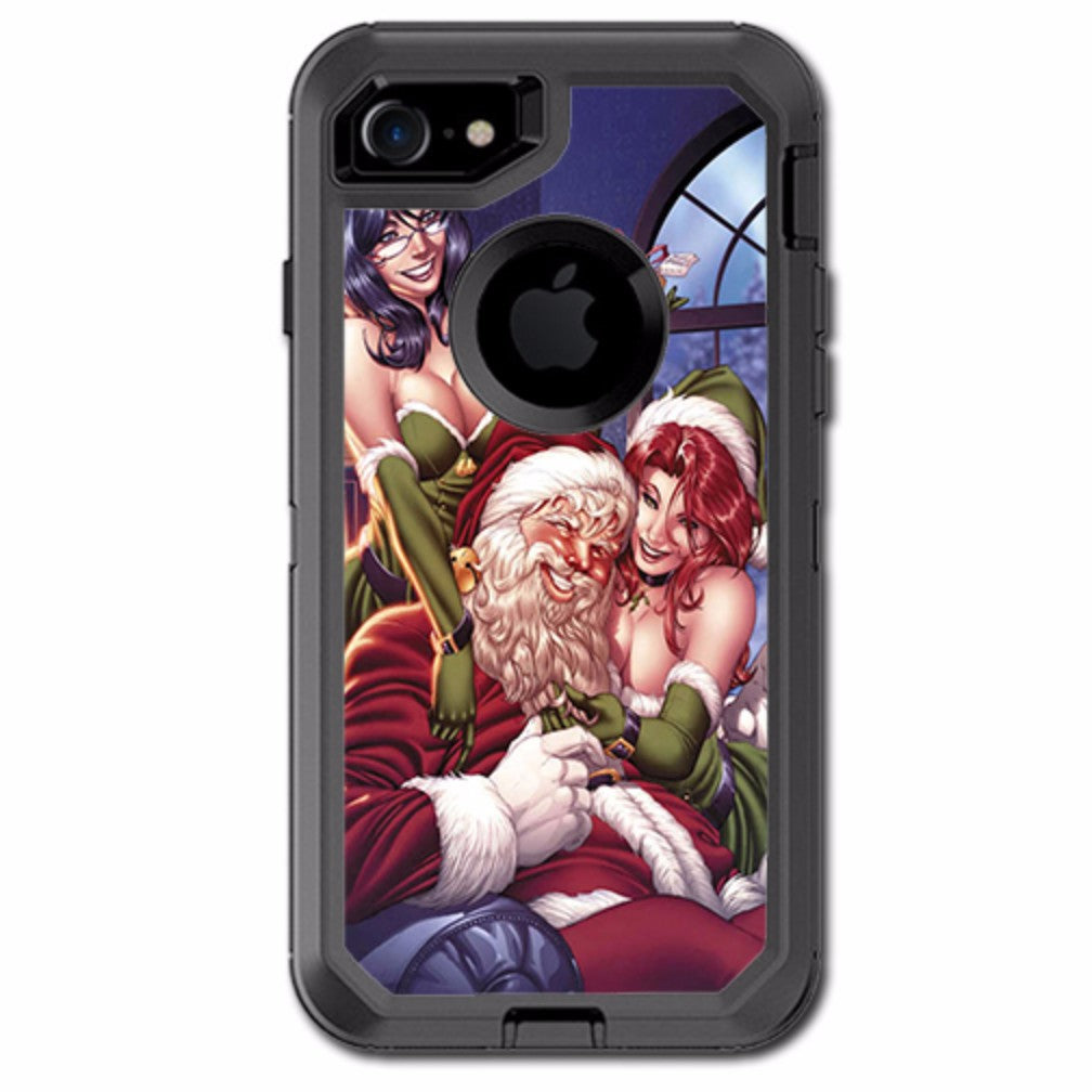  Santa And His Helpers Otterbox Defender iPhone 7 or iPhone 8 Skin