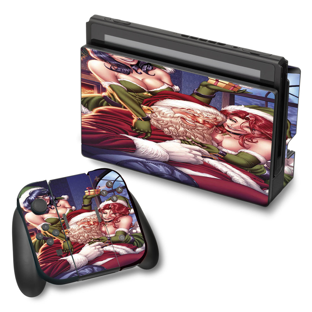  Santa And His Helpers Nintendo Switch Skin
