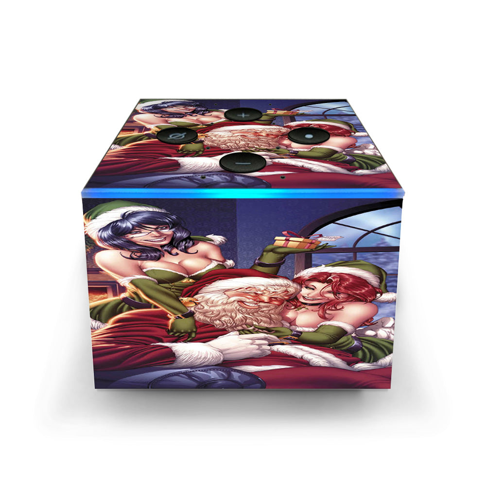  Santa And His Helpers Amazon Fire TV Cube Skin