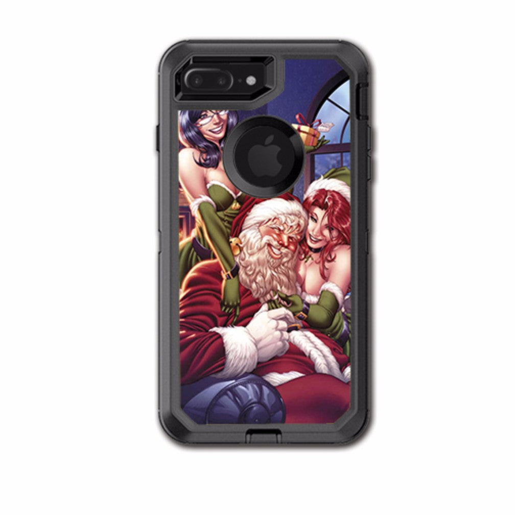  Santa And His Helpers Otterbox Defender iPhone 7+ Plus or iPhone 8+ Plus Skin