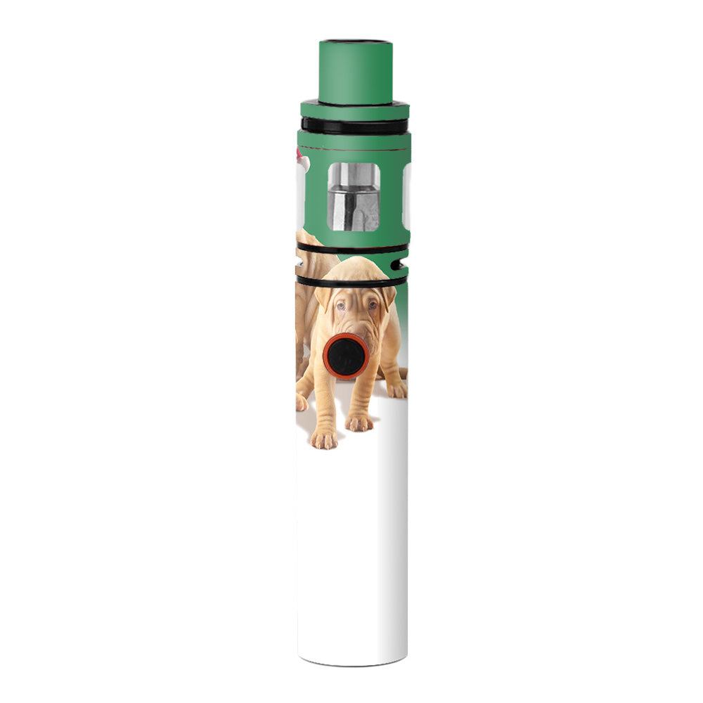  Shar-Pei Puppies In Santa Hats Smok Stick V8 Skin