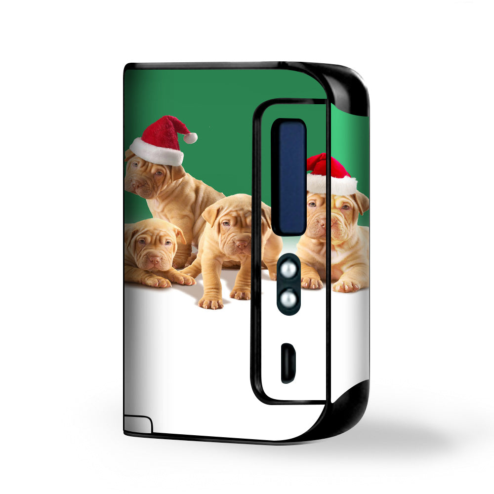  Shar-Pei Puppies In Santa Hats Smok Osub King Skin