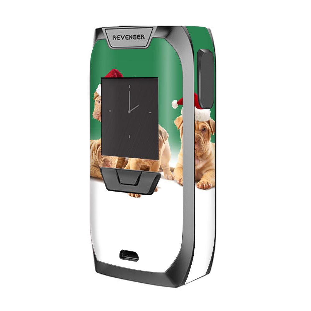  Shar-Pei Puppies In Santa Hats Vaporesso Revenger Skin