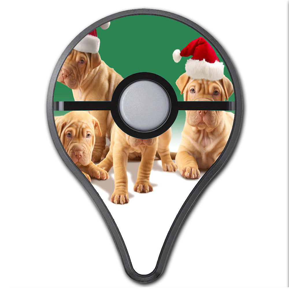  Shar-Pei Puppies In Santa Hats Pokemon Go Plus Skin