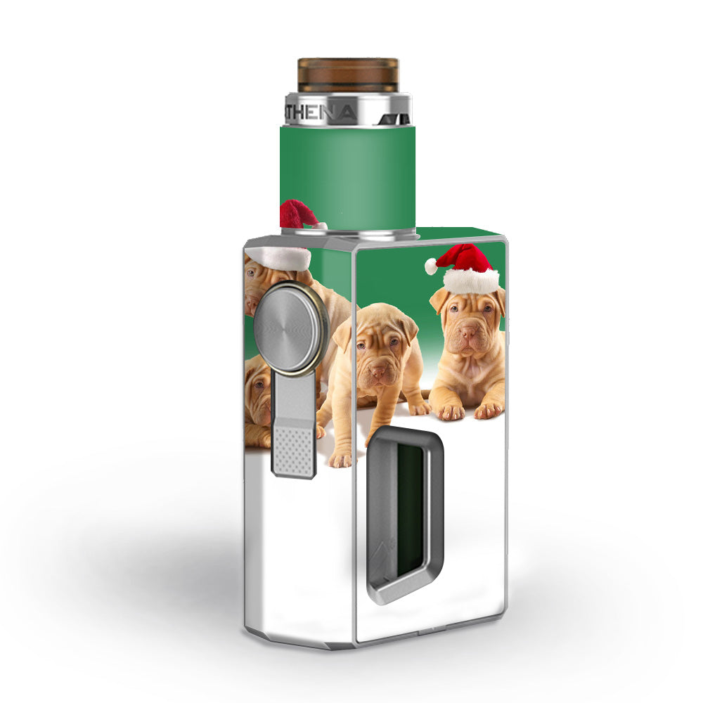  Shar-Pei Puppies In Santa Hats Geekvape Athena Squonk Skin