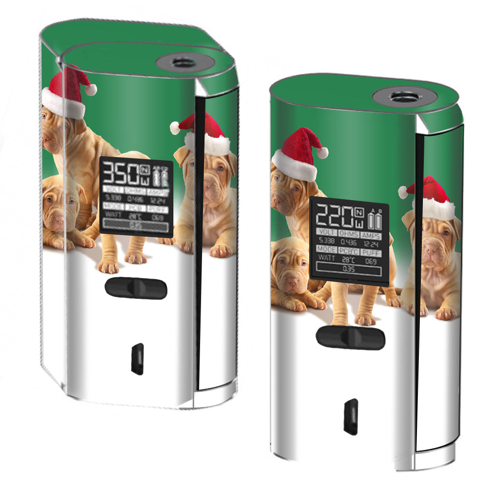  Shar-Pei Puppies In Santa Hats Smok GX2/4 350w Skin