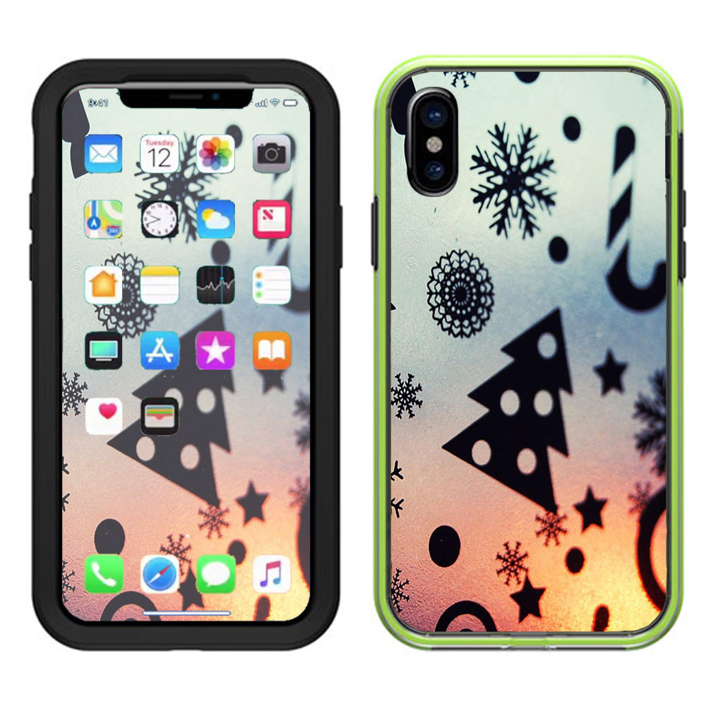  Christmas Collage Lifeproof Slam Case iPhone X Skin