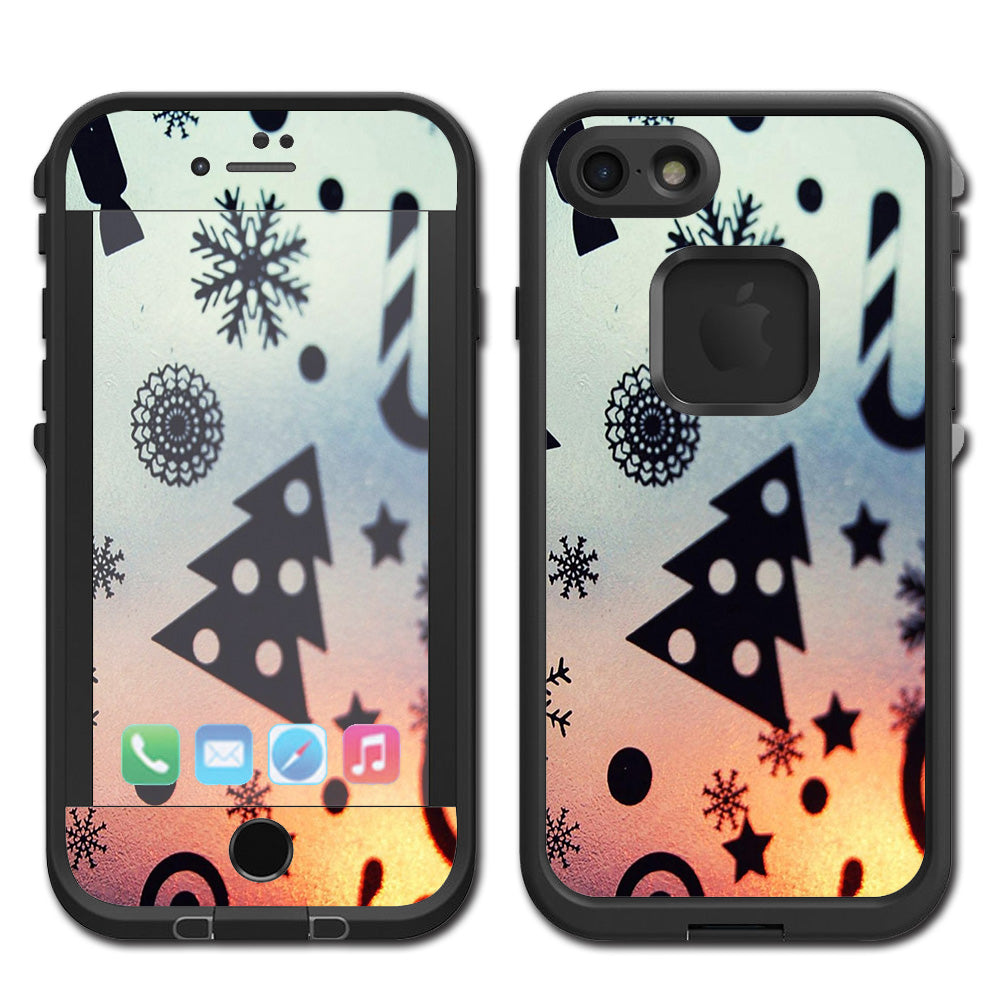  Christmas Collage Lifeproof Fre iPhone 7 or iPhone 8 Skin