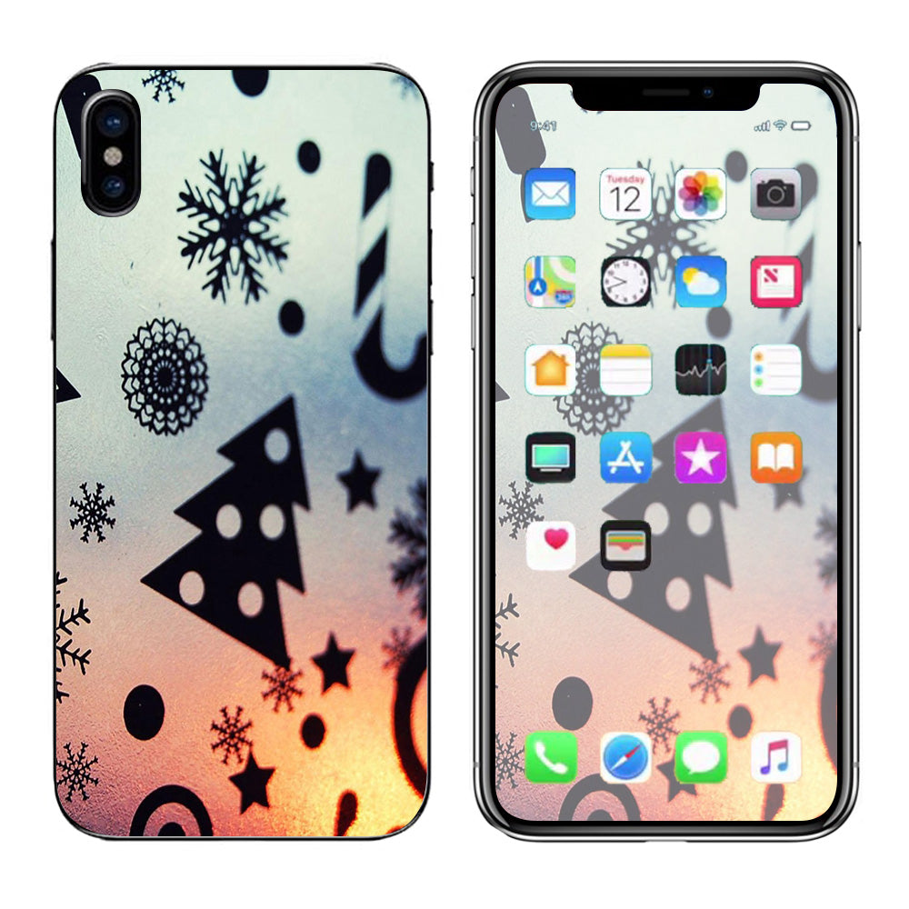  Christmas Collage Apple iPhone X Skin