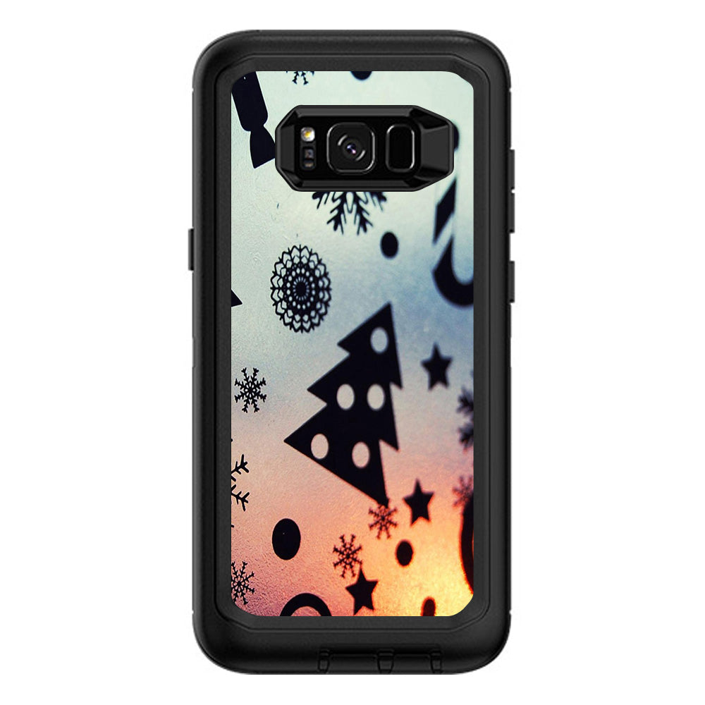  Christmas Collage Otterbox Defender Samsung Galaxy S8 Plus Skin