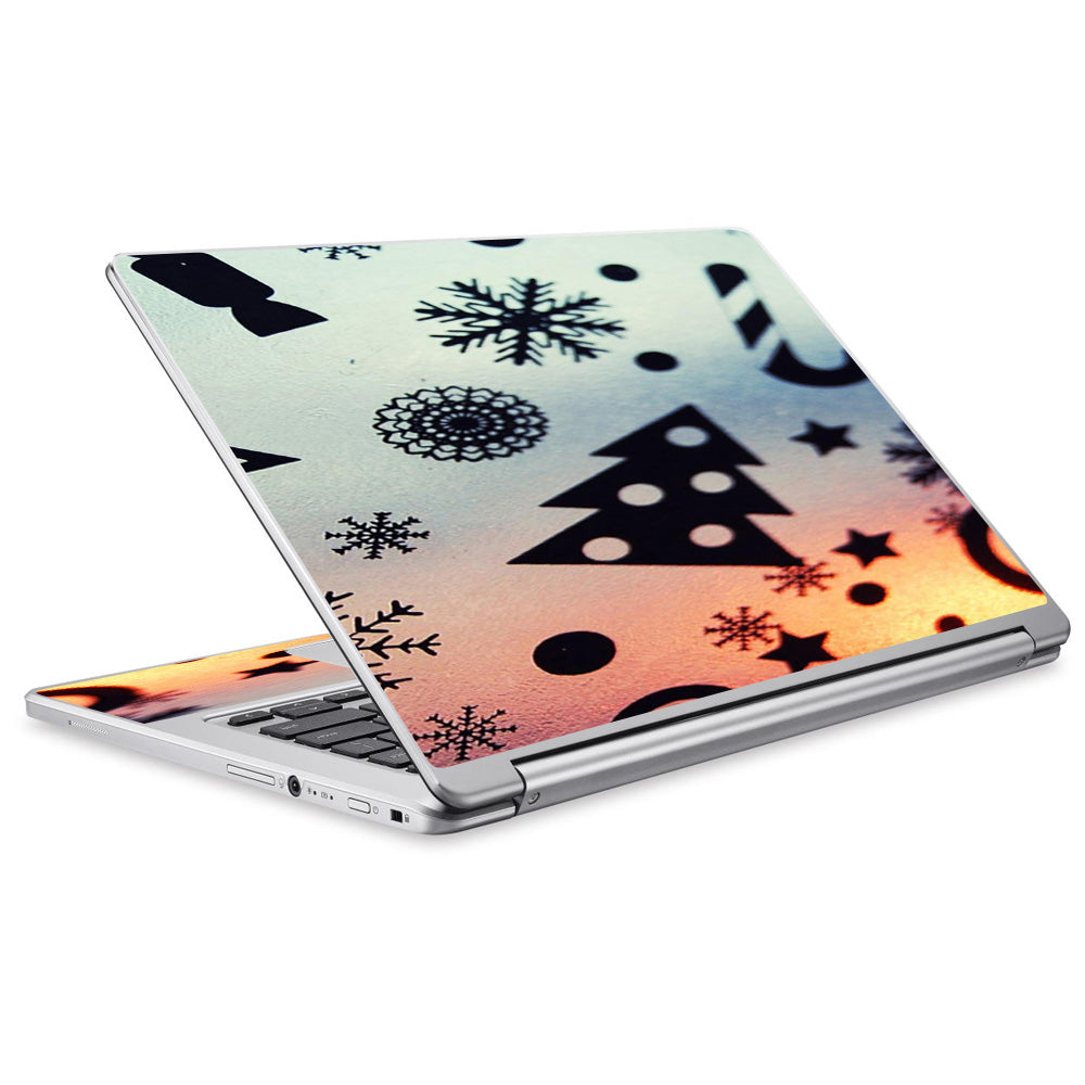  Christmas Collage Acer Chromebook R13 Skin