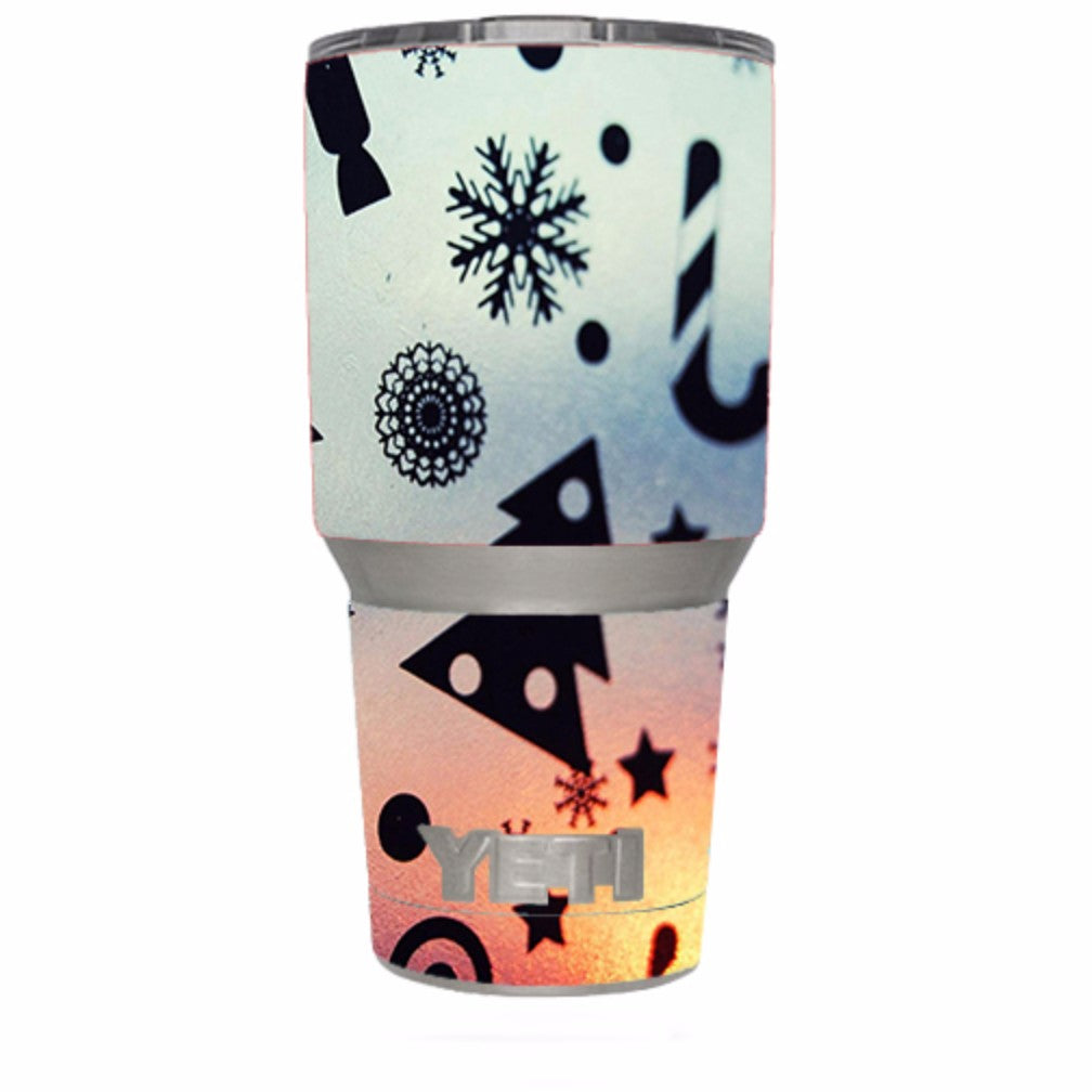  Christmas Collage Yeti 30oz Rambler Tumbler Skin