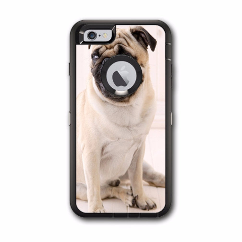  Pug Mug, Cute Pug Otterbox Defender iPhone 6 PLUS Skin