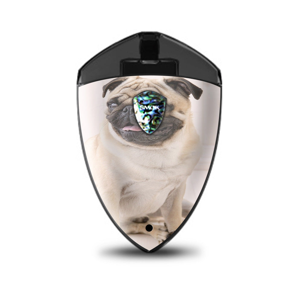  Pug Mug, Cute Pug Smok Rolo Badge Skin