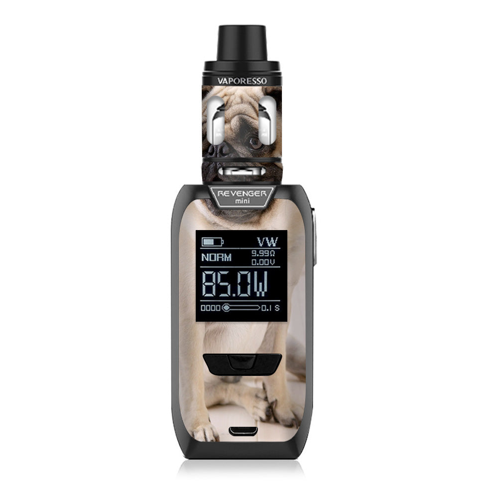  Pug Mug, Cute Pug Vaporesso Revenger Mini 85w Skin