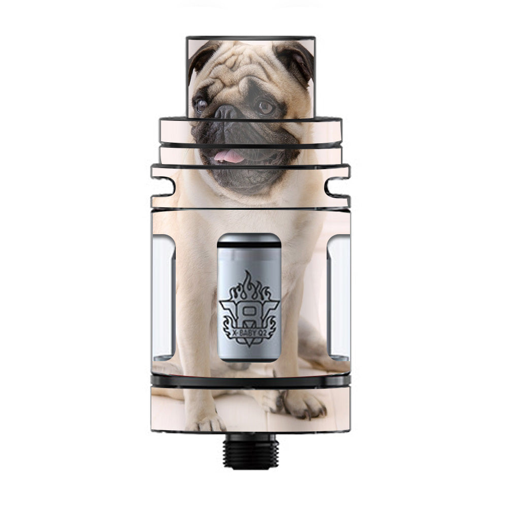  Pug Mug, Cute Pug TFV8 X-baby Tank Smok Skin