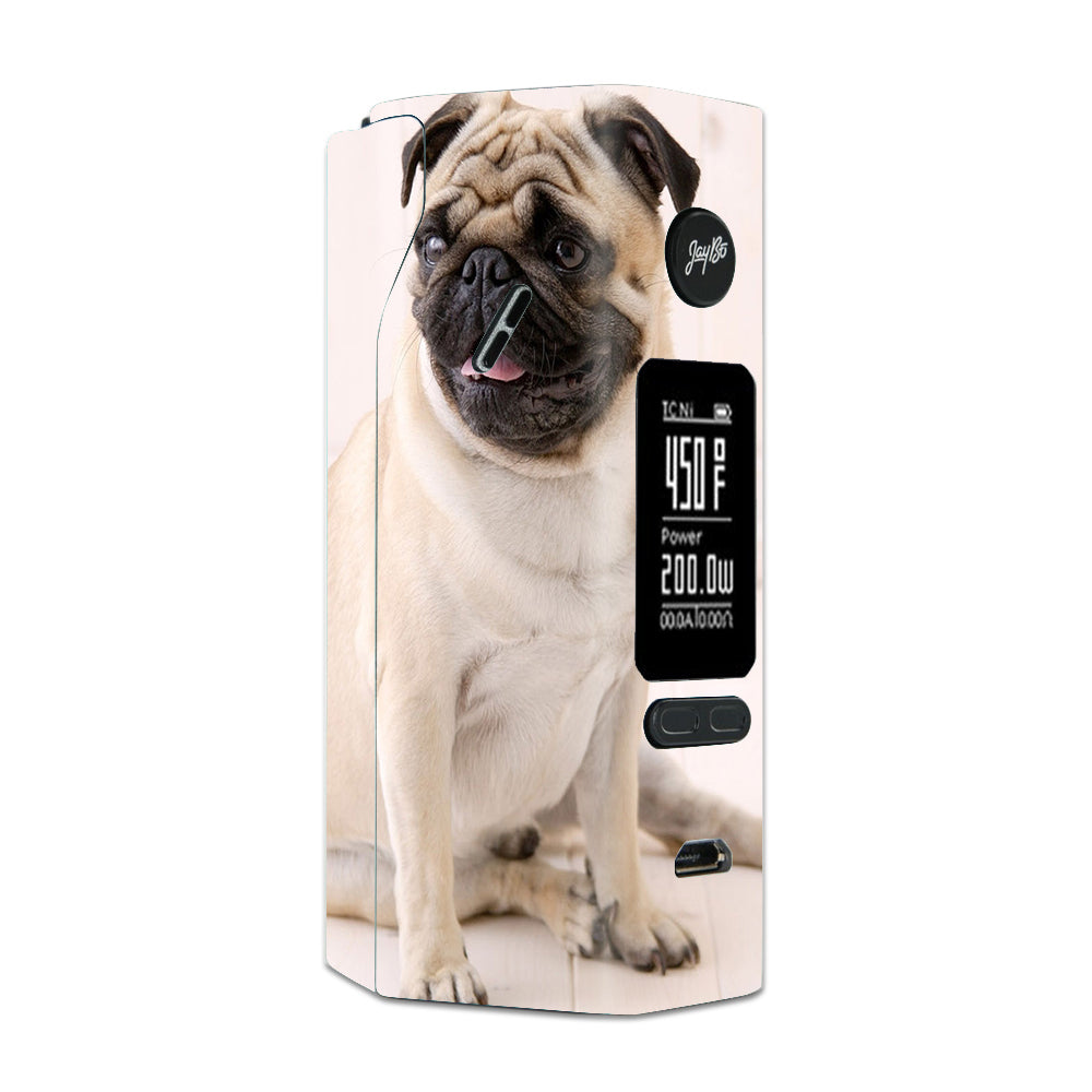  Pug Mug, Cute Pug Wismec Reuleaux RX 2/3 combo kit Skin