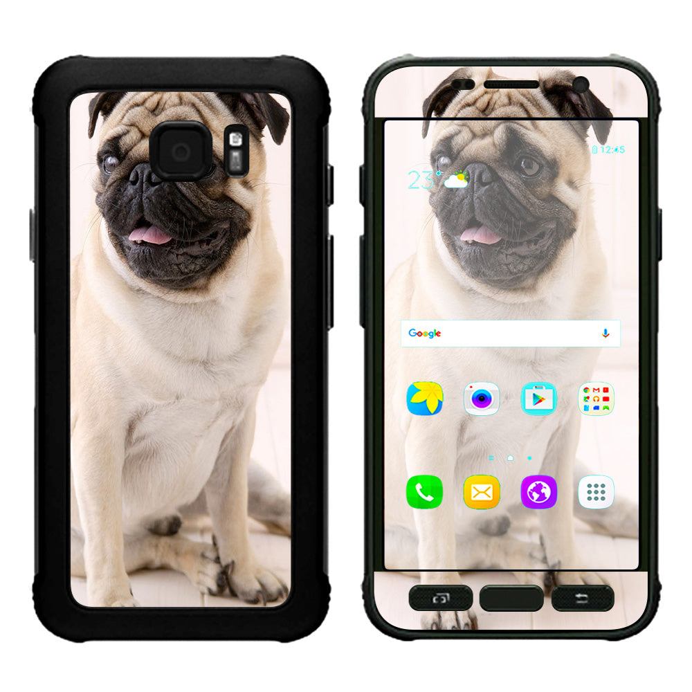  Pug Mug, Cute Pug Samsung Galaxy S7 Active Skin