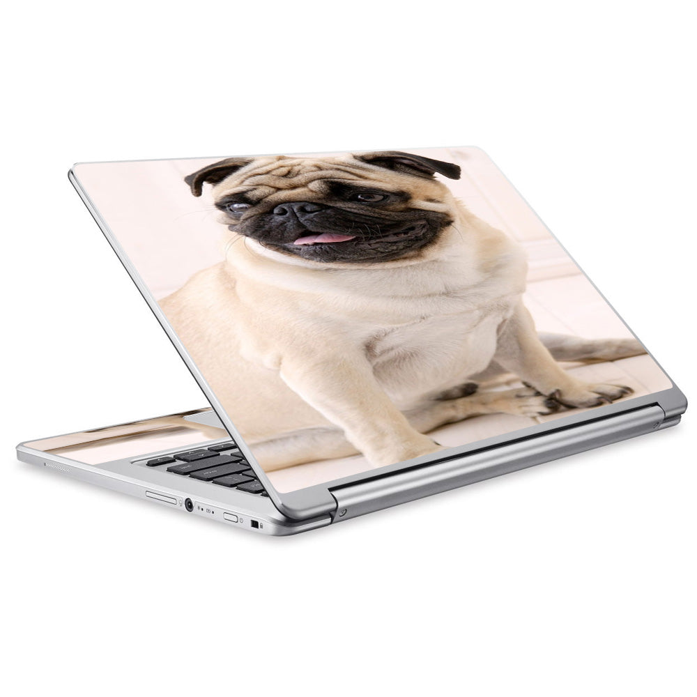  Pug Mug, Cute Pug Acer Chromebook R13 Skin