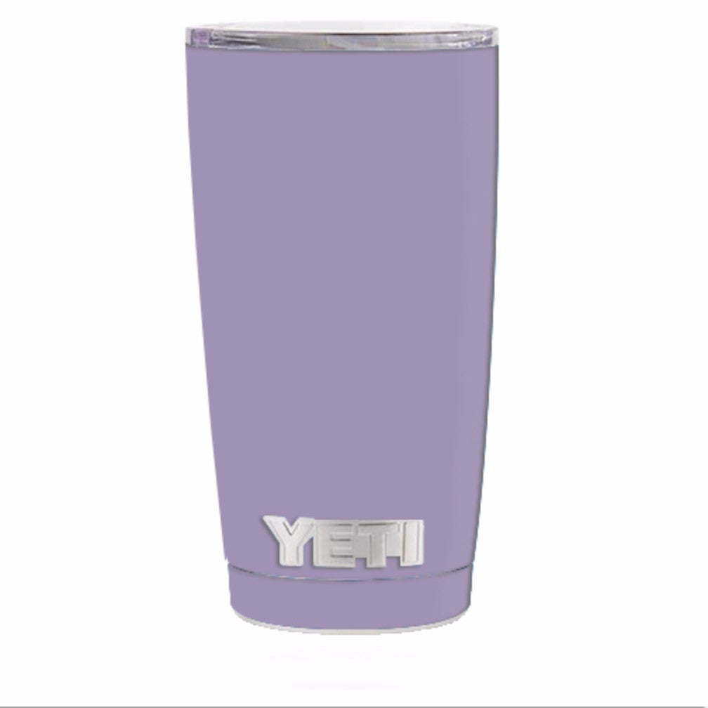  Solid Lavendar Yeti 20oz Rambler Tumbler Skin