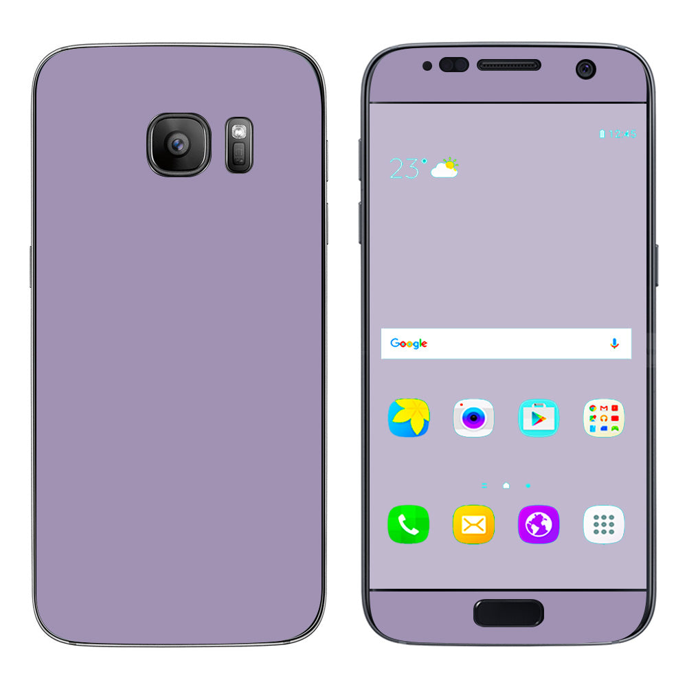  Solid Lavendar Samsung Galaxy S7 Skin