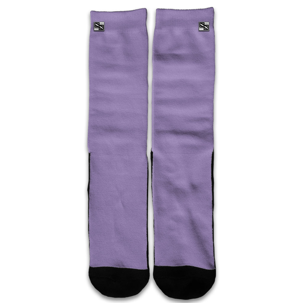  Solid Lavendar Universal Socks