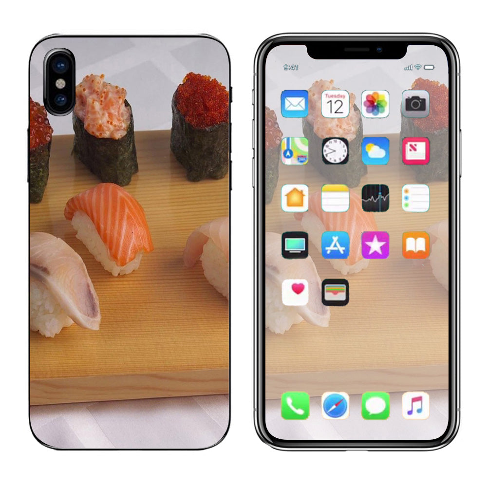  Sushi Rolls Apple iPhone X Skin