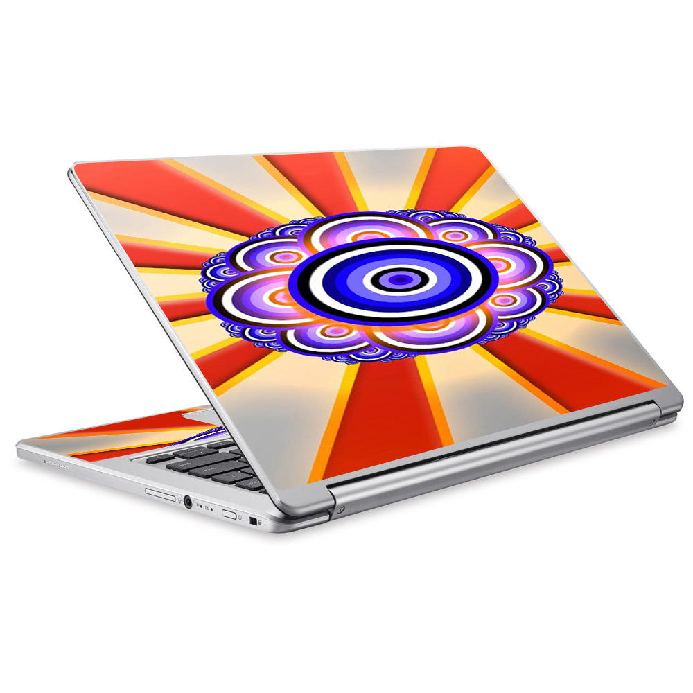  Mandala On Sun Acer Chromebook R13 Skin