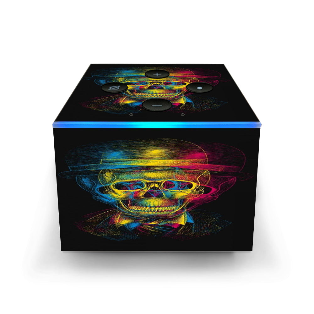  Skeleton In Derby Hat Amazon Fire TV Cube Skin