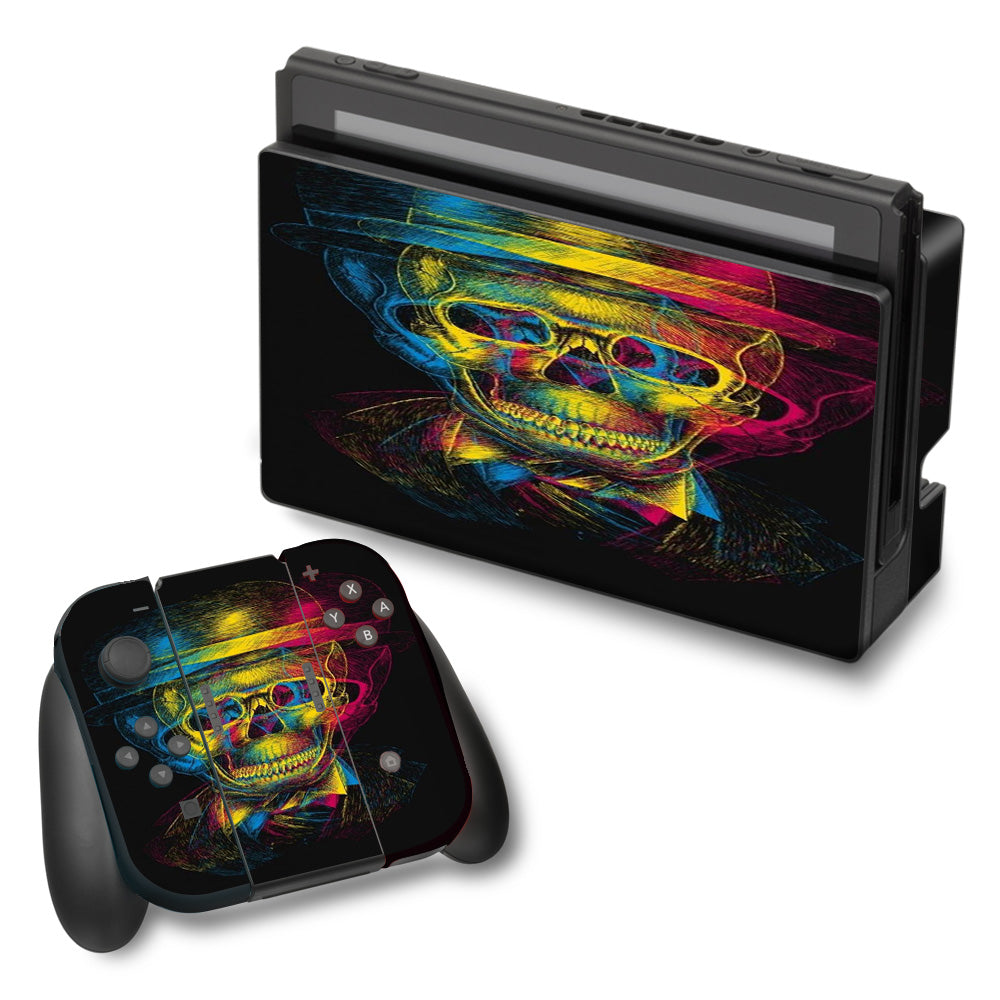  Skeleton In Derby Hat Nintendo Switch Skin