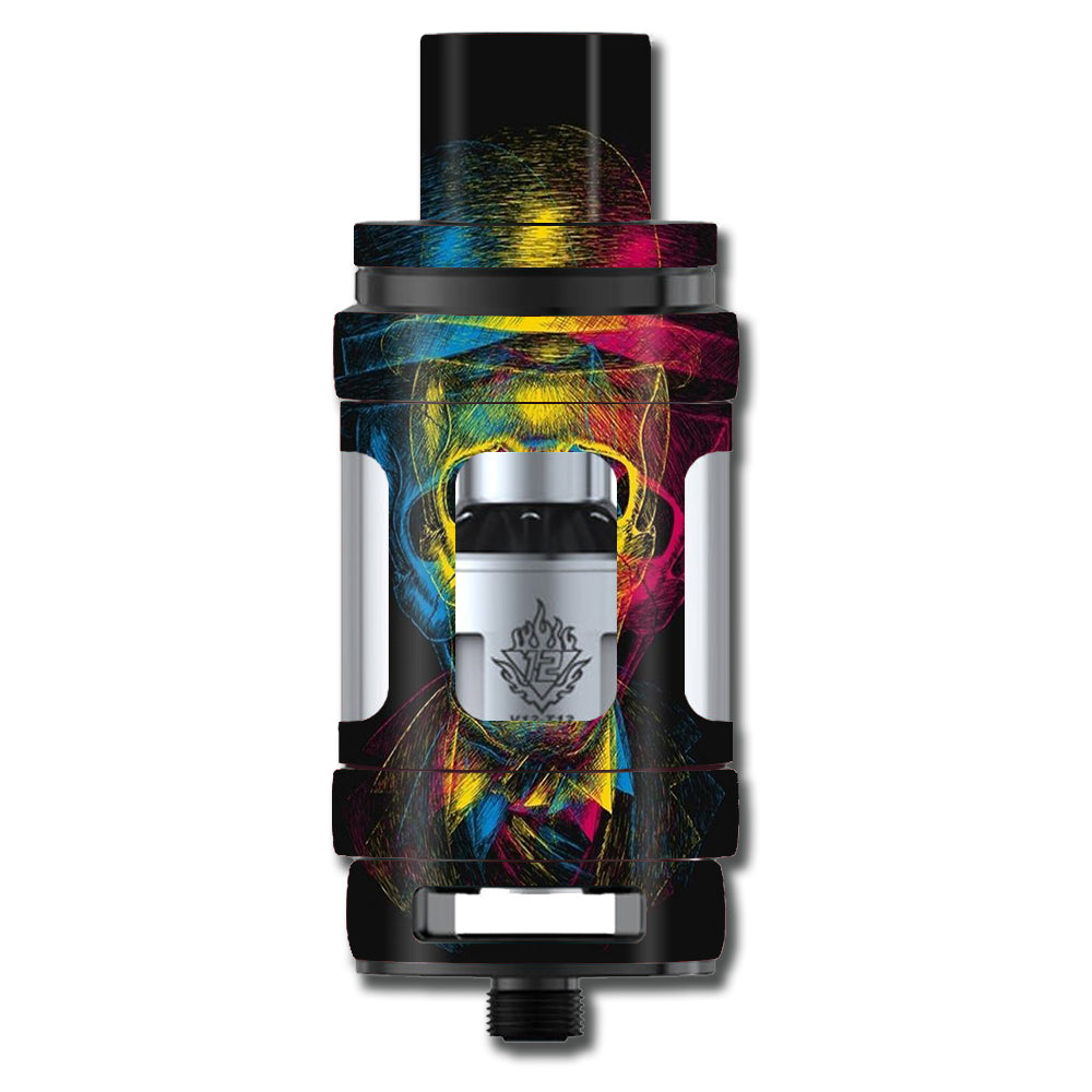  Skeleton In Derby Hat Smok TFV12 Tank Skin