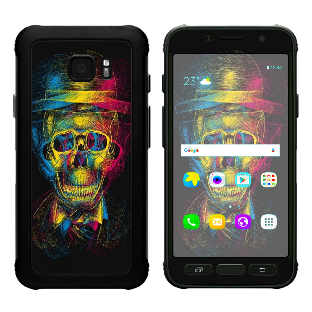  Skeleton In Derby Hat Samsung Galaxy S7 Active Skin