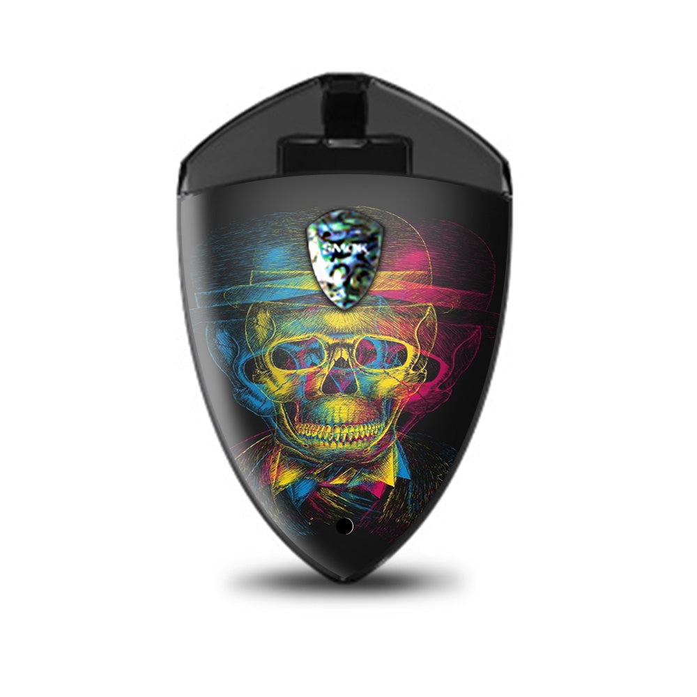  Skeleton In Derby Hat Smok Rolo Badge Skin