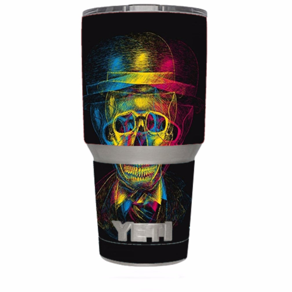  Skeleton In Derby Hat Yeti 30oz Rambler Tumbler Skin