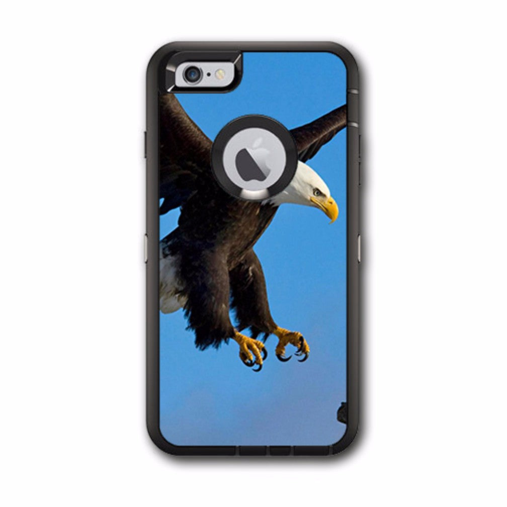  Bald Eagle In Flight,Hunting Otterbox Defender iPhone 6 PLUS Skin