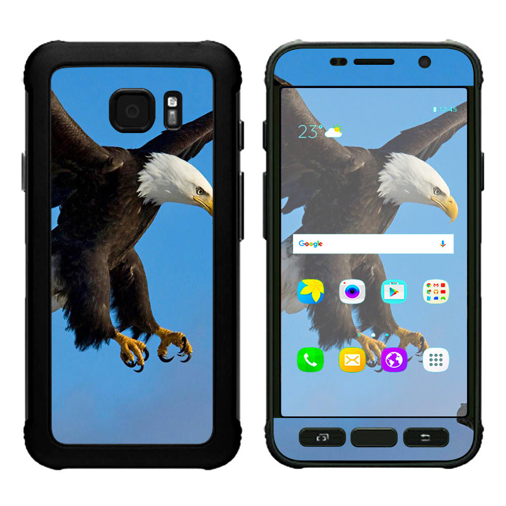  Bald Eagle In Flight,Hunting Samsung Galaxy S7 Active Skin
