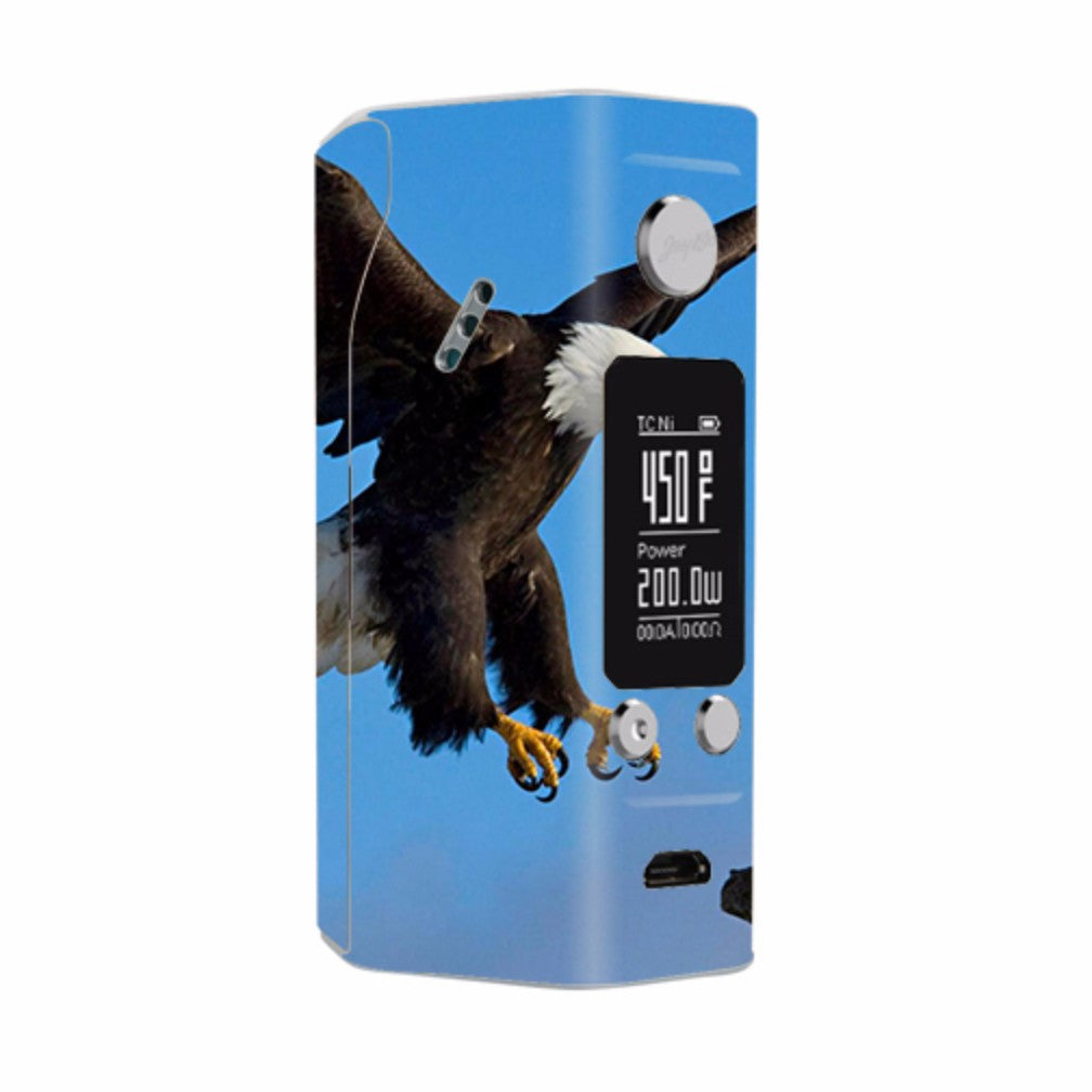  Bald Eagle In Flight,Hunting Wismec Reuleaux RX200S Skin