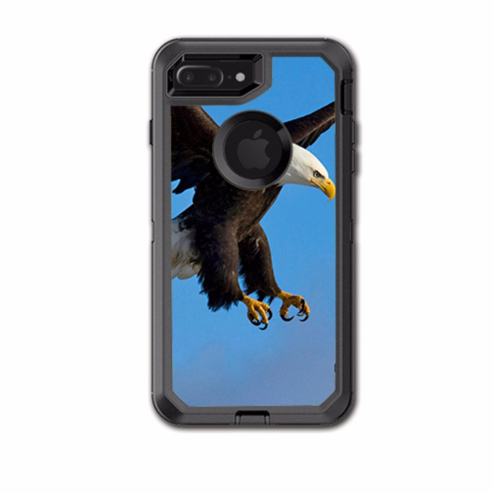  Bald Eagle In Flight,Hunting Otterbox Defender iPhone 7+ Plus or iPhone 8+ Plus Skin