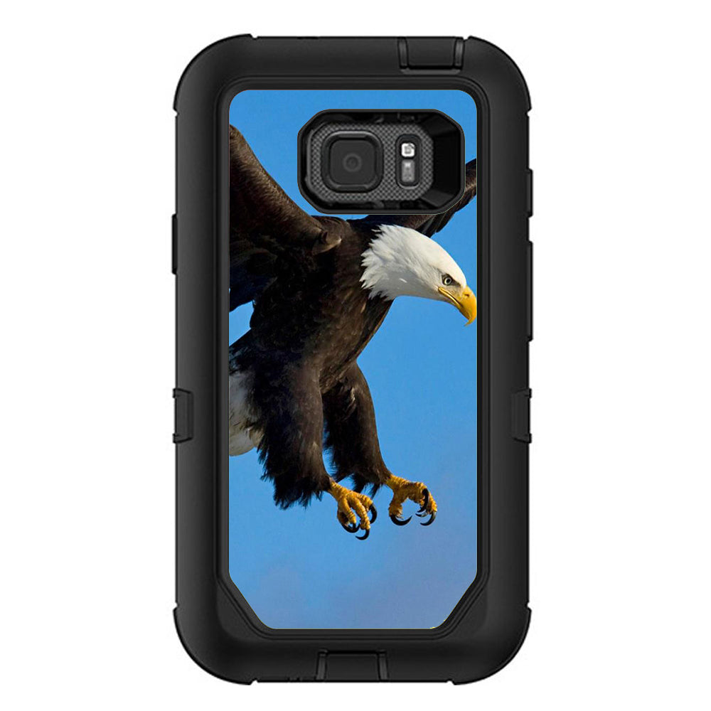  Bald Eagle In Flight,Hunting Otterbox Defender Samsung Galaxy S7 Active Skin