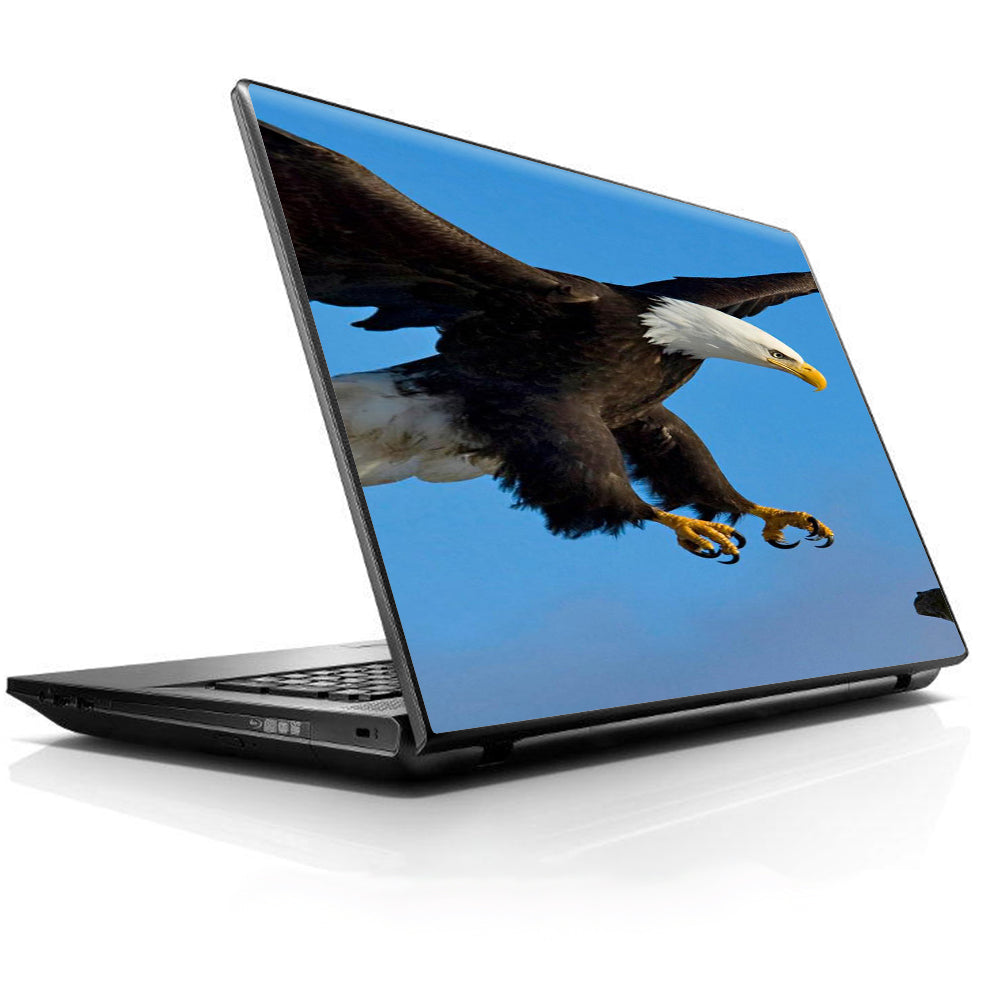  Bald Eagle In Flight,Hunting Universal 13 to 16 inch wide laptop Skin