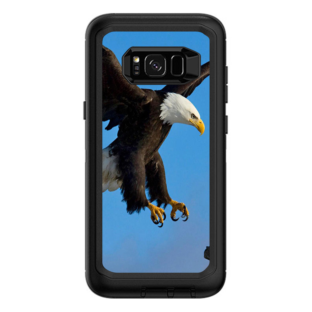  Bald Eagle In Flight,Hunting Otterbox Defender Samsung Galaxy S8 Plus Skin