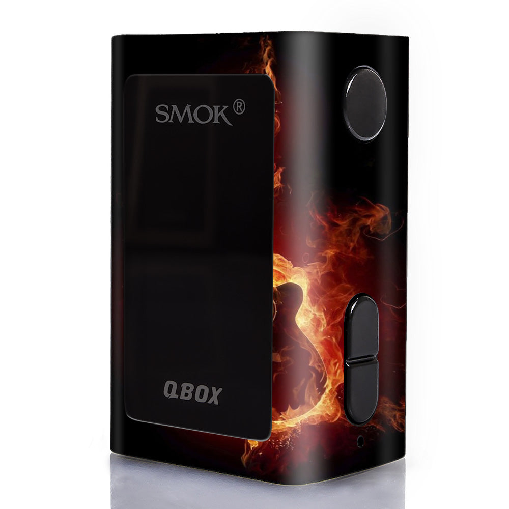  Guitar In Flames Smok Q-Box Skin