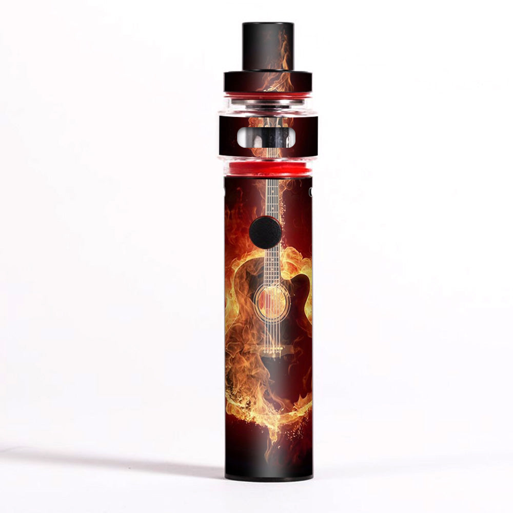  Guitar In Flames Smok Pen 22 Light Edition Skin