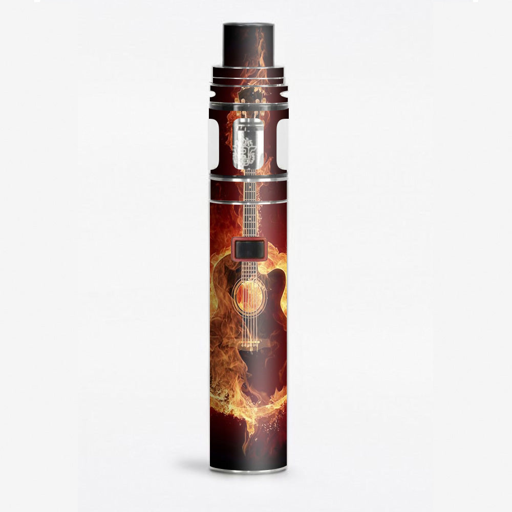  Guitar In Flames Smok Stick X8 Skin