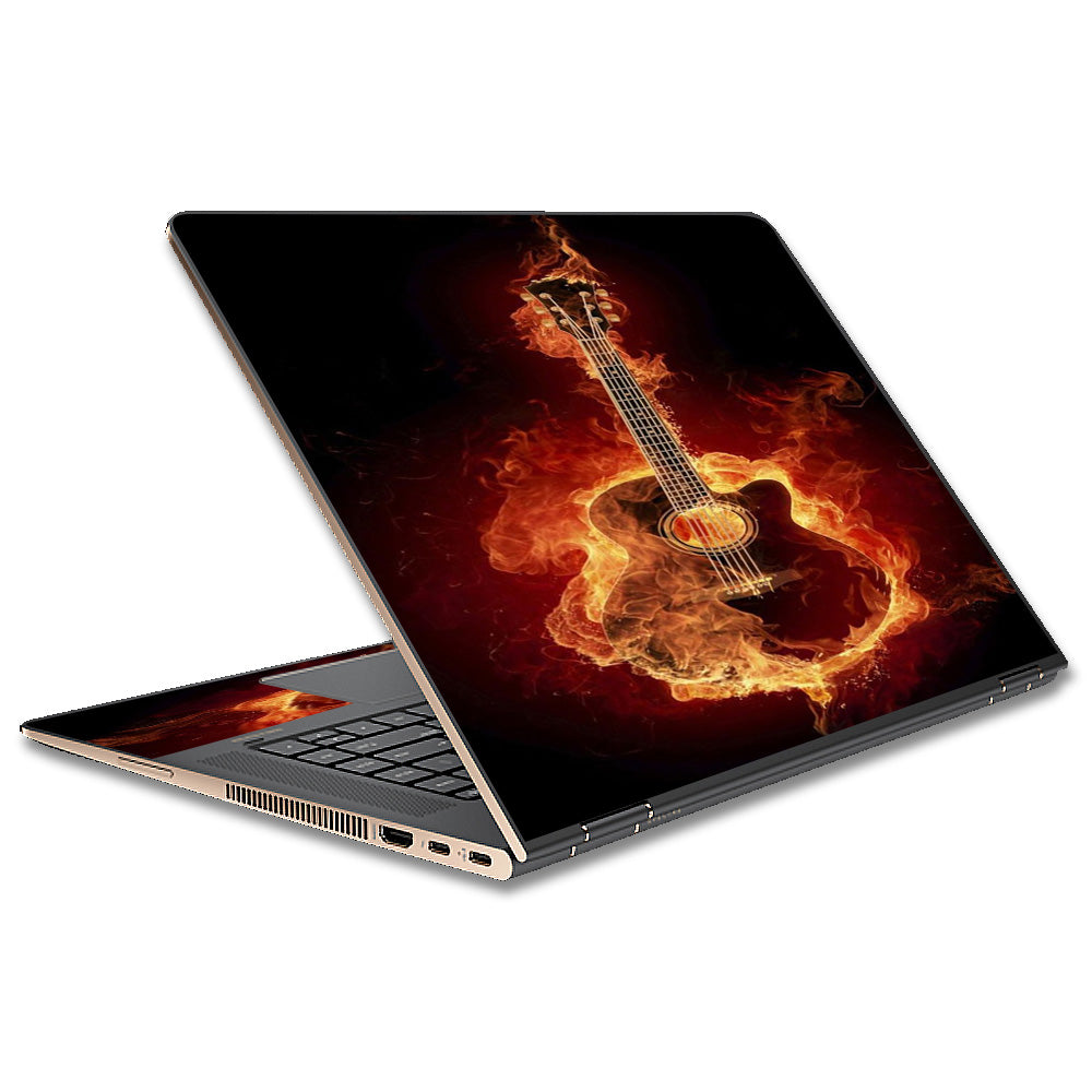  Guitar In Flames HP Spectre x360 13t Skin